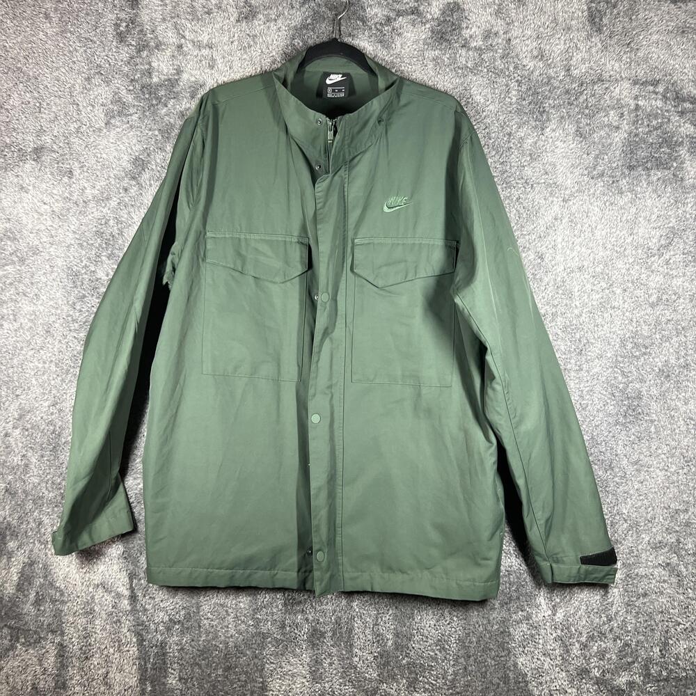 Nike Jacket Mens XL Green M65 Sportswear Military Spring CZ9922-338 Utility